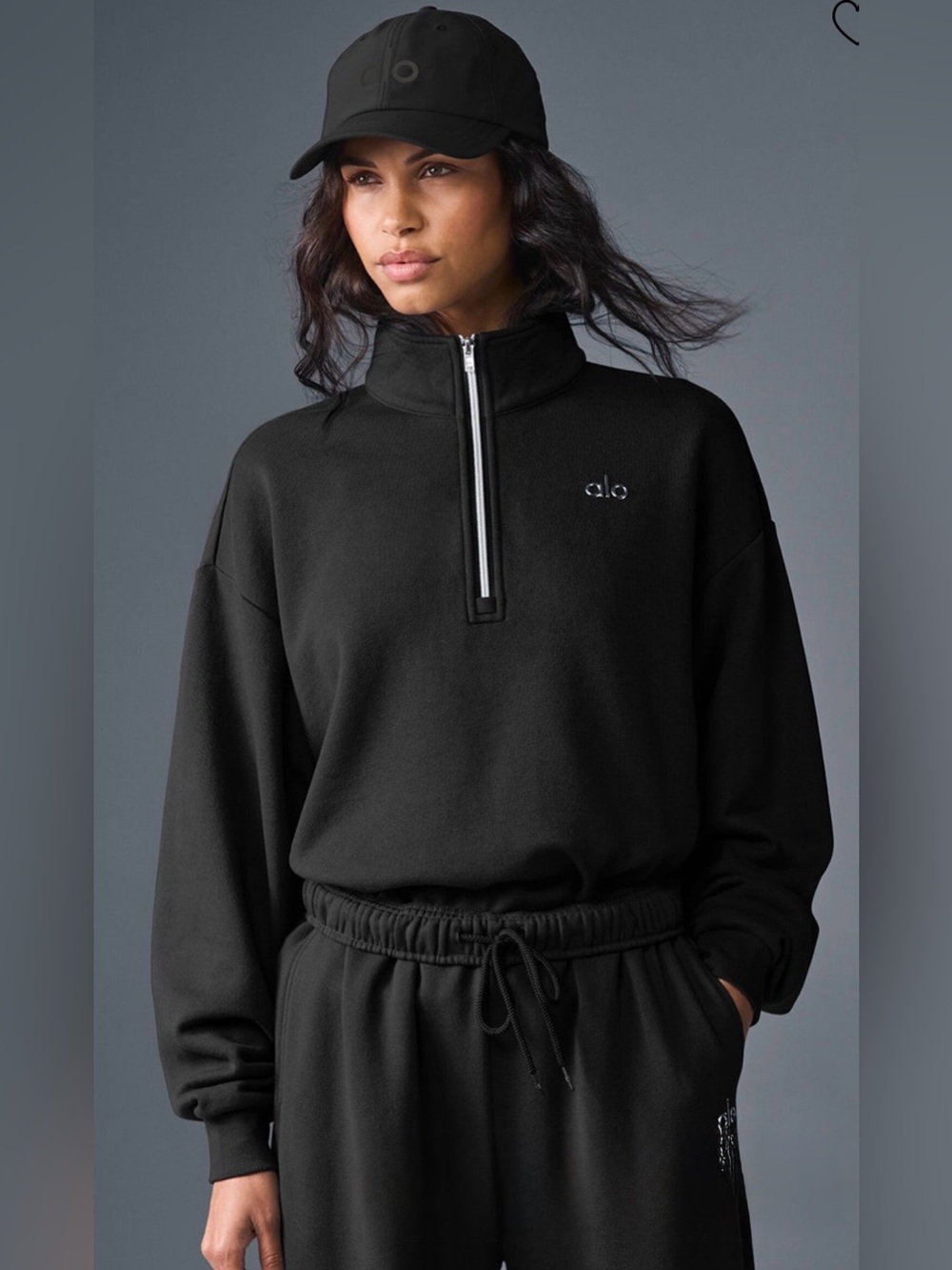 ALO Accolade 1/4 Zip Pullover Sweatshirt - NWT - XS